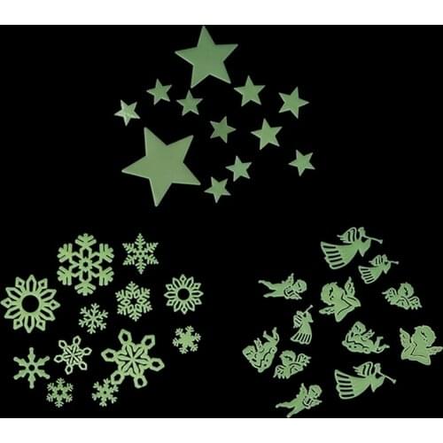 3D Bubble Stickers Glow In The Dark Stars Dots Wall Sticker Luminous Toys For Kids DIY Room Bedroom Decoration Gift