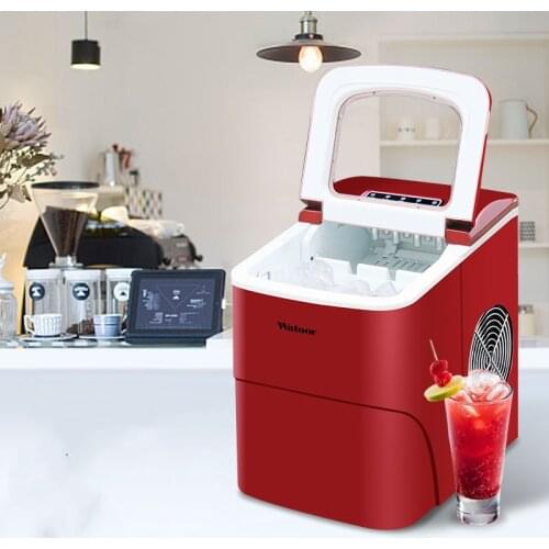 JRM0321 Household Ice Maker Automatic Small Desktop Round Ice Cube Making Machine 15kg For Milk Tea Home Use For Bar 2L 2020 New