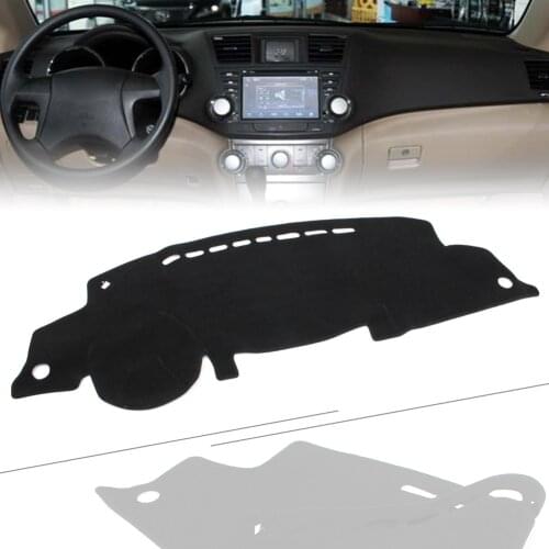 Car Dash Mat Dashboard Cover Pad Dashmat For Toyota Highlander 2008 2009 2010 2011 2012 2013 LHD