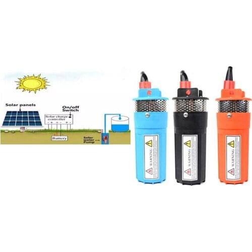 Dc brushless solar water pump 70m solar water pump for fountain garden pond 24V solar mini water pump solar cell water pump