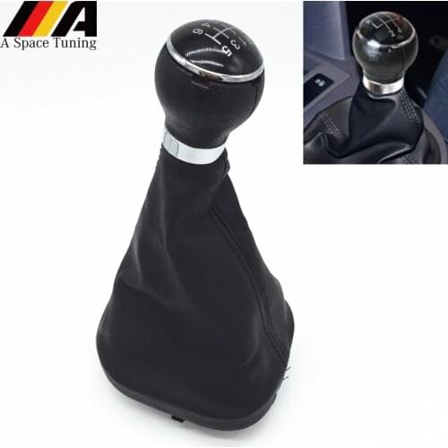 5/6 Speed Gaiter Boot Cover Gear Shift Knob For VW Touran Caddy MK2 2003 2004 2005 2006 2007 2008 2009 2011 2012 2013 2014 2015