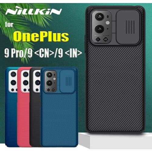 Nillkin Case for OnePlus 9 Pro Slide Camera Protection Lens Protect Privacy Frosted Shield Back Cover on One Plus 9 CN/IN Capa