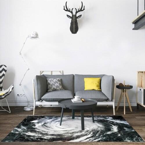 Black Storm Pattern Rug Carpet Kitchen Mats For Floor Bathroom Mat Hallway Rugs Rectangle Carpet For Bedroom