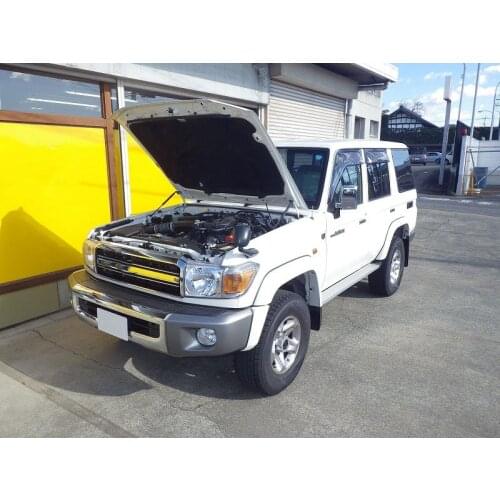 For 1984-2004 Toyota LAND CRUISER GRJ76K SUV Front Hood Bonnet Gas Struts Lift Support Shock Damper Carbon Fiber