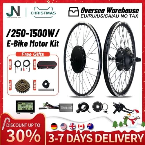 Ebike Conversion Kit 36V 350W 500W 48V 1000W 1500W Front/Rear Wheel Hub Motor 20-29inch/700C For Electric Bicycle Conversion Kit
