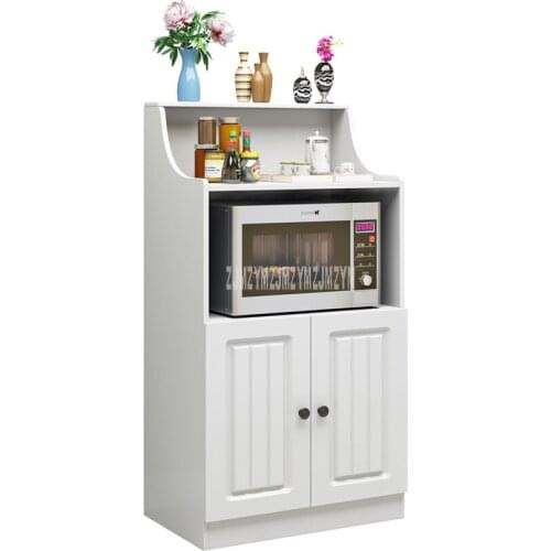 Kitchen Multifunctional Storage Cabinet Microwave Ovens Storage Cabinet Living Room Tea Storage Cabinet Floor Shelves