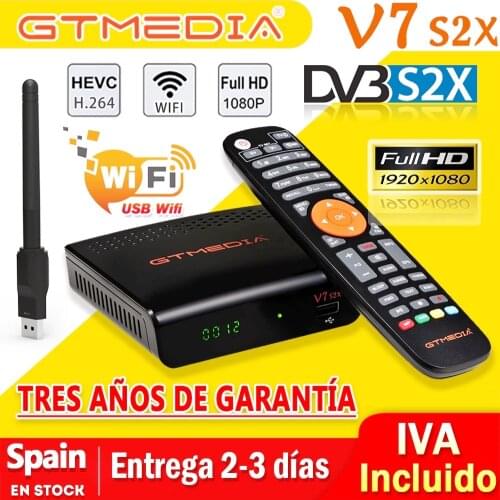 Hot sale Satellite TV Receiver Gtmedia V7S HD Receptor Spain DVB-S2 Satellite Decoder Freesat V7 HD