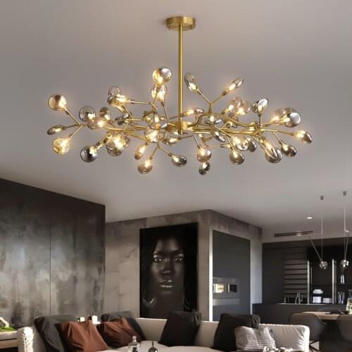 Decoration Firefly Chandelier Lighting Modern Branch Light Fixture Vintage living Roomm/Dinning Room Hanging Lamp Suspension