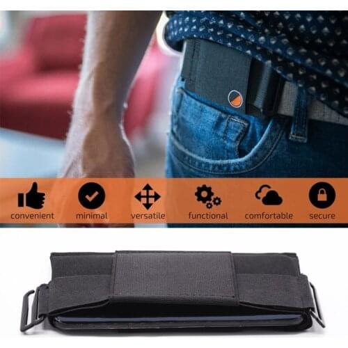 Minimalist Invisible Travel Wallet Packs Waist Bag Mini Pouch for Key Card Phone Sports Outdoor Belt Bag Hidden Security Wallet