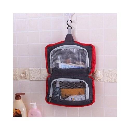 Fashion travel toiletry bags Oxford protection water makeup bag receive bag storage bag with hook 30*19*8cm free shipping
