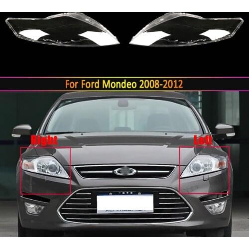 Car Headlight Lens For Ford Mondeo 2008 2009 2010 2011 2012 Car Headlamp Cover Replacement TransparentAuto Shell