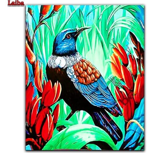 Landscape diamond paintings color birds full drill 5d diy Diamond Embroidery round square daimond rhinestone animal decoration