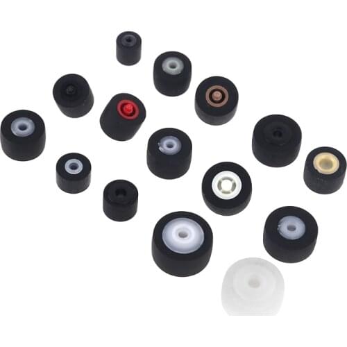 5pcs Different Size Car Retractor Press Belt Pulley, Deck Audio- Pressure Recorder Press Belt Pulley Cassette Deck Pinroller Tap