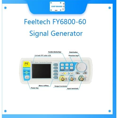 Feeltech FY6800-60 Signal Generator Direct Digital Synthesis Frequency