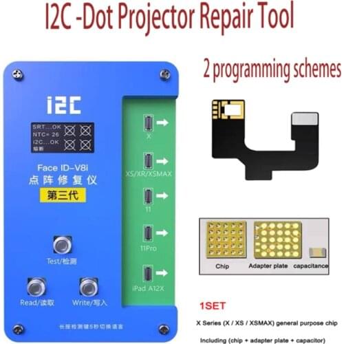 I2C Face ID Dot-Projector Repair Tool Lattice Detection Tester For iPhoneX XS 11 Pro max iPad A12 Face ID Read Write Programmer