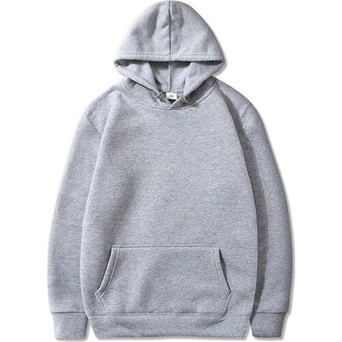 Hoodies Sweatshirts Autumn Winter Men Women Fashion Solid color Red Black Gray Pink fleece Hip Hop Hoody Male Brand Casual Tops