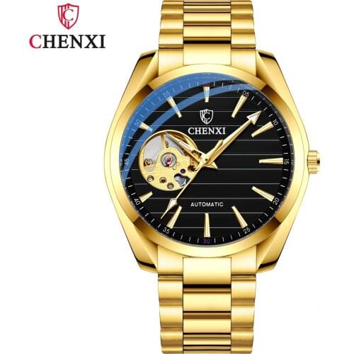 Top Luxury Brand CHENXI 8806 New Men Automatic Mechanical Sapphire Glass Watch Stainless Steel Waterproof Mens Wristwatches