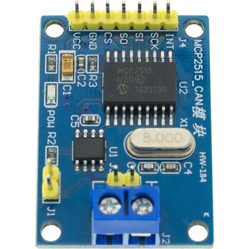 10pcs MCP2515 CAN Bus Module Board TJA1050 Receiver SPI For 51 MCU ARM Controller