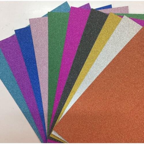 10pcs/pack Glitter Paper Childrens Toy Party Decoration Craft Paper Card Flash Powder Paperboard Without Sticker Cardboard