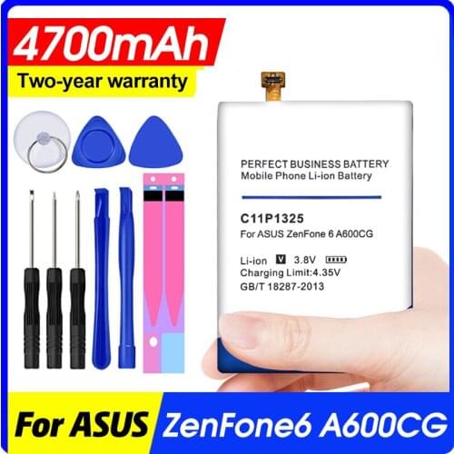 4600mAh c11p1325 Battery For Asus ZenFone 6 ZenFone6 A600 A600CG T00G A601CG