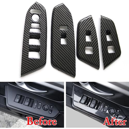 Car Styling Door Handle Armrest Cover Window Lift Adjust Cover Trim Moldings Chrome ABS Frame Overlays For Honda CRV CR-V 2017