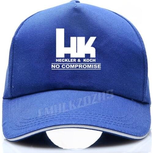 Hk Heckler Koch Logo No Compromise Mens baseball cap