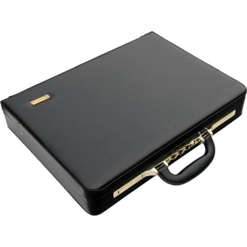 Luxury PU Leather Rolling Luggage Spinner Men Business Suitcase Wheels 14/18 inch Cabin Trolley pilot Travel Bags Laptop case