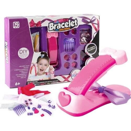 Kids Headgear Making Machine Toy DIY Headdress Hairpin Making Machine Christmas Children Games Educational Toys Holiday Gifts