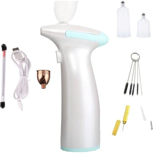 Best Quality Mini Personal Airbrush Compressor Kit Cordless Portable Multi-Functional Foundation Make Up Craft Barber Salon Set