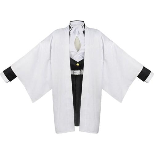 Demon Slayer-Kanroji Mitsuri Cosplay Costume Kimono Outfits Halloween Carnival Suit