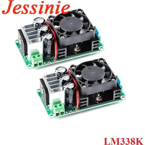 2PCS LM338K Adjustable Voltage Stabilized Power Board Linear Regulator Module with Rectification Filter 3.3V 3V 5V 9V 12V 24V