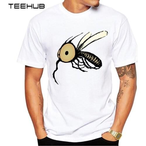 New Arrivals 2019 TEEHUB Cool Design Mens Fashion Mosquito Printed T-Shirt Short Sleeve O-neck Tops Hipster Tee
