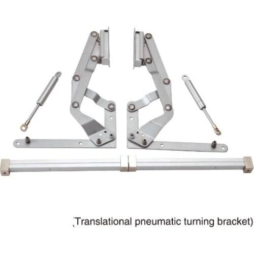 Pneumatic hinges on vertical lifts, translational pneumatic steering brackets, household furniture hardware, accessories