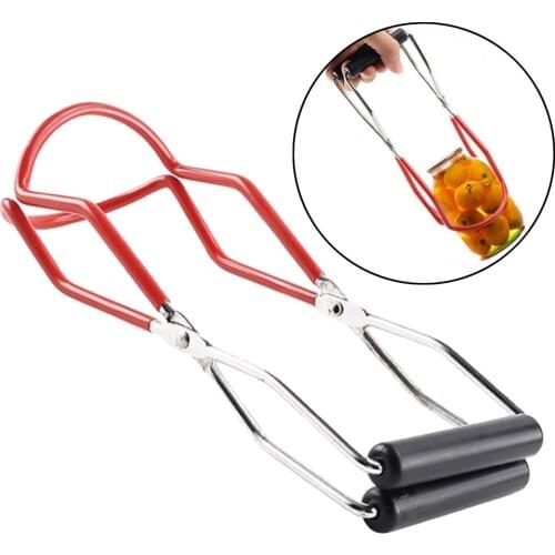 Stainless Steel Canning Jar Lifter Tongs Safe & Secure Grip Kitchen Accessories