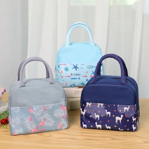 Lunch Bag Cooler Tote Portable Insulated Box Canvas Thermal Cold Food Container School Picnic For Men Women Kids Travel Lunchbox