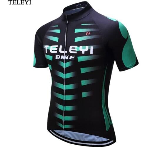 TELEYI Cycling Shirt Tops Breathable Cycling Jersey Summer Mtb Bicycle Clothing Ropa Maillot Ciclismo Mountain Bike Clothes