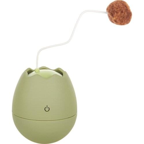 Creative Electric Cat Toy Smart Electric Teasing Eggshell Self-hey Rolling Ball Automatic Interactive Rotating Rope Pet Toys