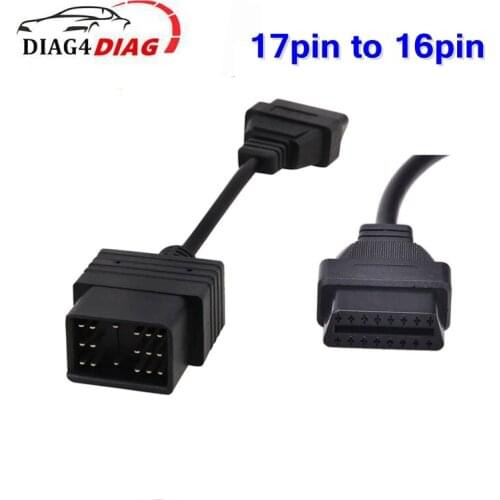 OBD2 For Toyota 17pin to 16pin 22PIN to 16PIN Female Connector OBDII Adapter for Toyota OBD2 Extension Cable