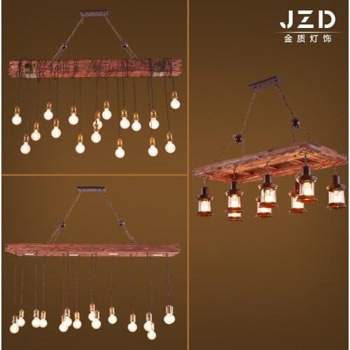 Retro Vintage Rope Pendant Light Lamp Loft Creative Personality Industrial Lamp American Style For Ding Living Room Restaurant