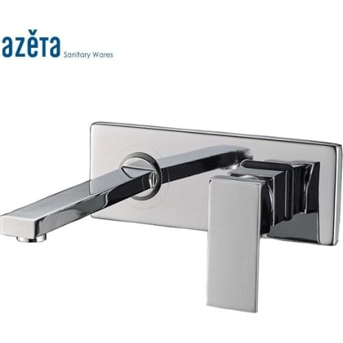 High Quality Square Modern Style Bathroom Wall Mounted Concealed Faucet Cold and Hot Water Mixer Tap MK1903A