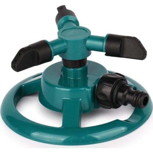 1pc 15*8.5cm Garden Sprinkler Circular Chassis Sprinkler 360 Degree Automatic Rotating Lawn Irrigation Sprayer