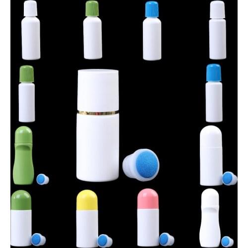 20/50/60/100ML High Quality Soreness Liquid Bottle With Sponge Applicator Medicine Liquid Bottle With Blue Sponge Head