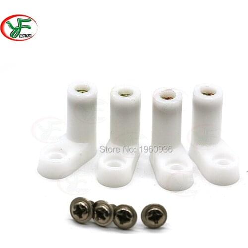 20pcs Free shipping L type PCB Feet With Screw pillar 2CM Plastic feet for Arcade game board jamma PCB