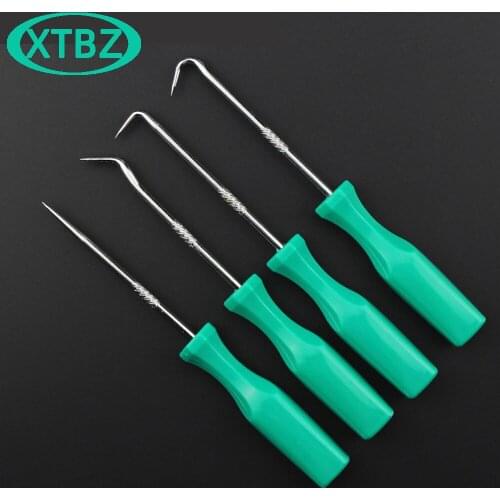 4Pcs 140mm Car Oil Seal Screwdrivers Set O-Ring Seal Gasket Puller Remover Pick Hooks Tools Wholesale