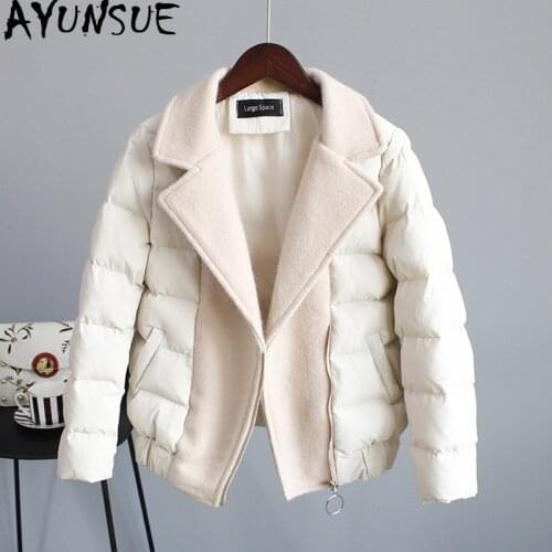 AYUNSUE Winter Jacket Women Parka Down Cotton Bubble Coat Female Padded Puffer Jacket Korean Camperas Mujer Invierno KJ4785