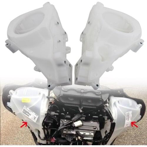 Motorcycle White Inner Fairing Speaker Covers Fits For Harley Touring Street Glide Electra Glide Ultra Limited Tri Glide 2014-up