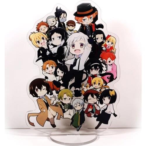 Bungo Stray Dogs Chuuya Ryuunosuke Ichiyou Motojirou cute GM acrylic stand figure model plate holder cake topper anime