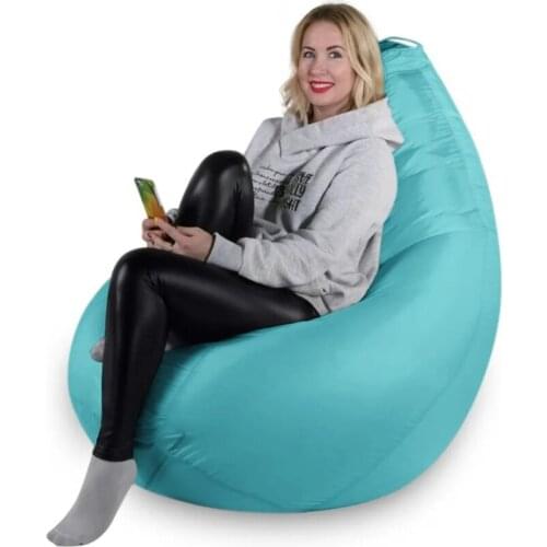 Bean Bag Sofas Waterproof Oxford with Zippered Keychain Lounger Chairs For Kids, Adults, Couples Bean Bag Chair Furniture