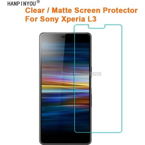 For Sony Xperia L3 5.7" Clear Glossy / Anti-Glare Matte Screen Protector Protective Film Guard (Not Tempered Glass)