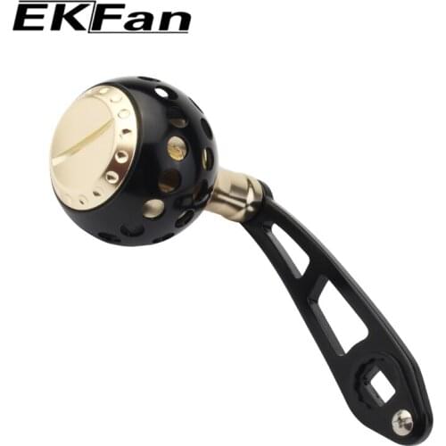 EKFan 7*4mm 8*5mm Aluminum Alloy Fishing Reel Rocker Strong Durable Single Fishing Reel Handle for Da iwa Shi Ma NO